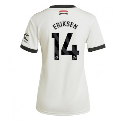 Ženski Nogometni dresi Manchester United Christian Eriksen #14 Tretji 2024-25 Kratek Rokav Ženski Nogometni dresi Manchester United Christian Eriksen #14 Tretji 2024-25 Kratek Rokav